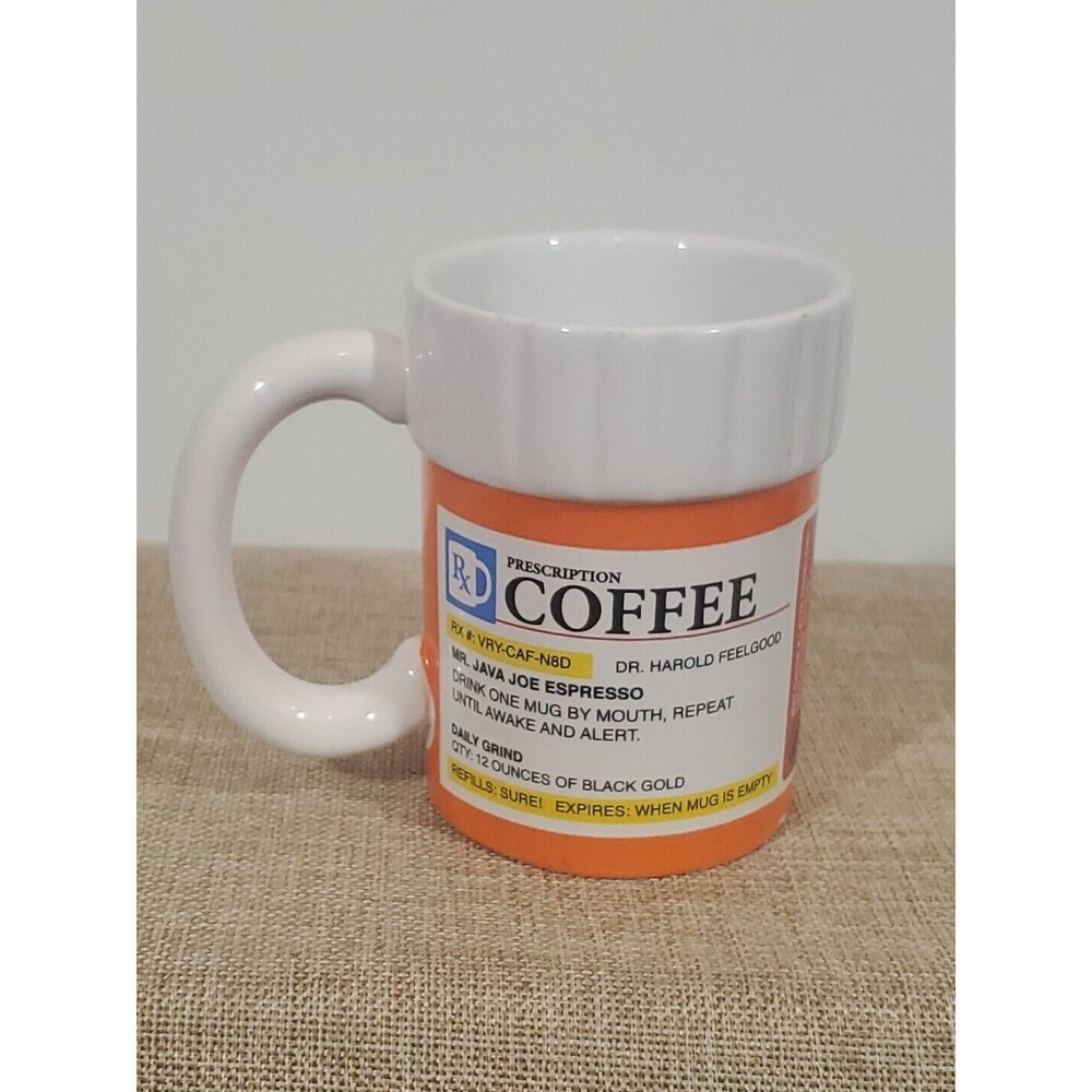 Big Mouth Inc Prescription Coffee Mug Dr Feelgood Mr Java Joe Expresso Cup